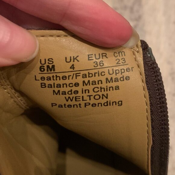 Franco Sarto Genuine Suede Chocolate Brown Wedge Heeled Ankle Boots - Picture 5 of 6